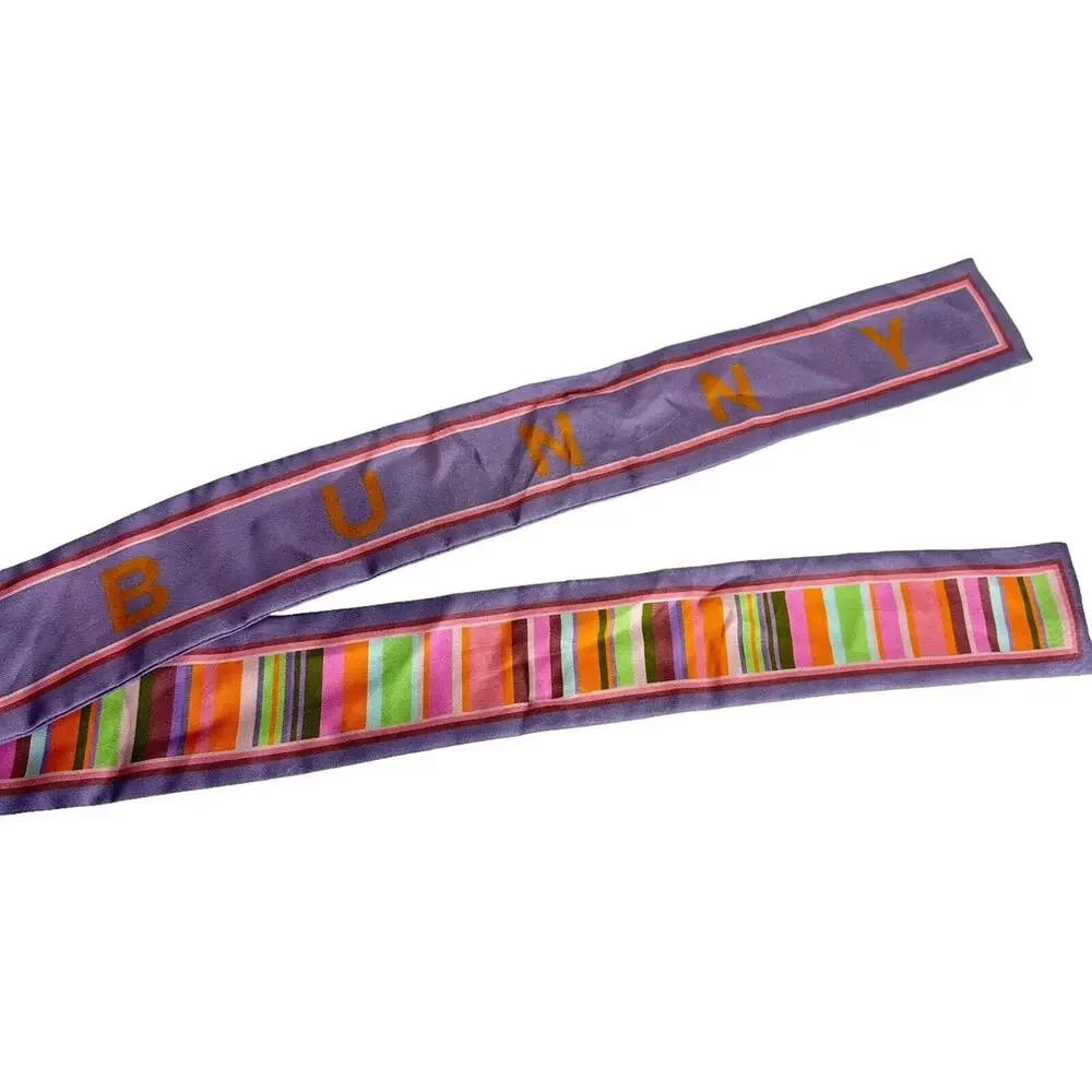 hunny bunny collection Rainbow Baja Long Skinny Hair Scarf